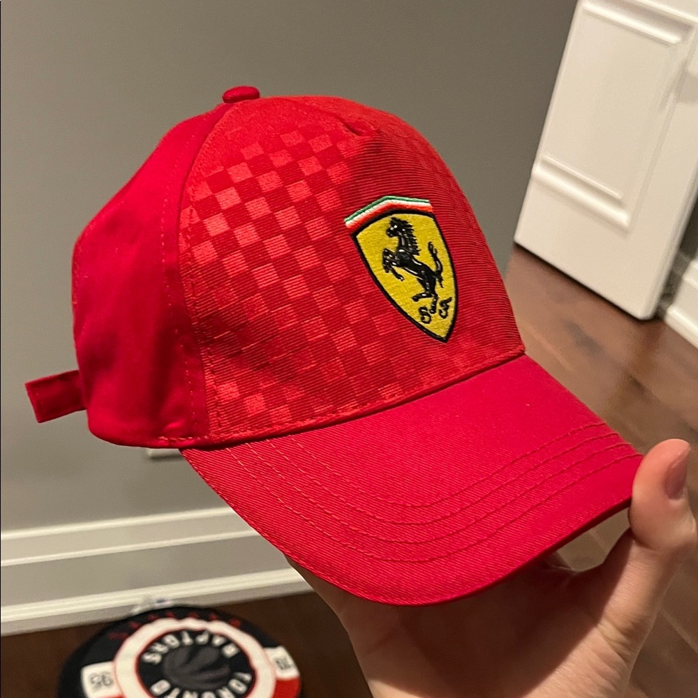 Ferrari Offical Vintage Red Cap with Logo